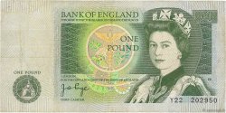1 Pound ENGLAND  1978 P.377a F