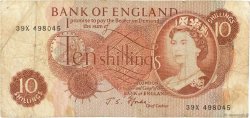 10 Shillings ENGLAND  1966 P.373c G