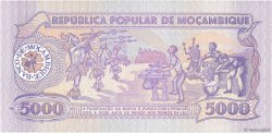 5000 Meticais MOZAMBIQUE  1989 P.133b UNC-