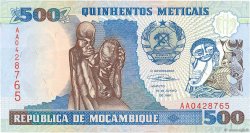 500 Meticais MOZAMBIQUE  1991 P.134 FDC