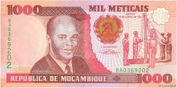 1000 Meticais MOZAMBIK  1991 P.135 ST