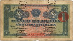 1 Libra Esterlinas MOZAMBICO Beira 1919 P.R07b q.B