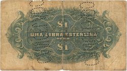 1 Libra Esterlinas MOZAMBICO Beira 1919 P.R07b q.B