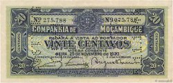 20 Centavos MOZAMBIK Beira 1933 P.R29 fVZ