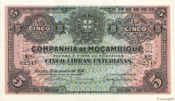 5 Libras Esternilas MOZAMBIQUE Beira 1934 P.R32 UNC-
