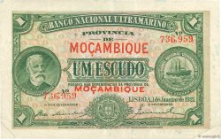 1 Escudo MOZAMBIQUE  1921 P.066b MBC