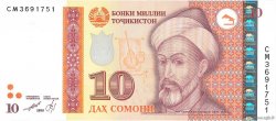 10 Somoni TADJIKISTAN  1999 P.24