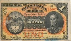 1 Peso COLOMBIE  1888 P.214 TTB