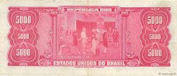 5000 Cruzeiros BRAZIL  1964 P.174b VF