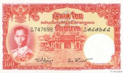 100 Baht THAILAND  1955 P.078d fST+