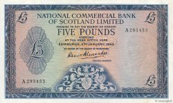 5 Pounds SCOTLAND  1963 P.272a MBC+