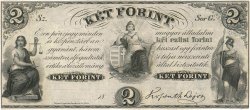 2 Forint HUNGARY  1852 PS.142r1 AU
