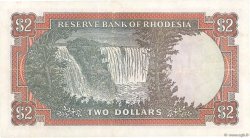 2 Dollars RHODESIA  1973 P.31g VF+