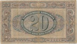 20 Francs SUISSE  1927 P.33d F-