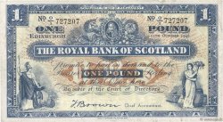1 Pound SCOTLAND  1948 P.322b BC+