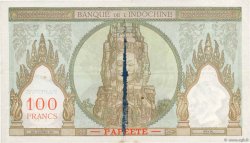 100 Francs TAHITI  1961 P.14d F+