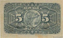 5 Centavos ARGENTINE  1891 P.209 SUP+