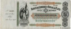 50 Pesos Non émis URUGUAY  1872 PS.238r EBC+