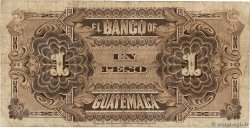 1 Peso GUATEMALA  1915 PS.141b F-