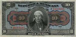 10 Pesos MEXICO  1915 PS.0686a F+