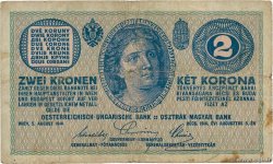 2 Kronen AUSTRIA  1914 P.017b G