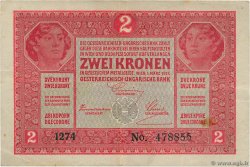 2 Kronen ÖSTERREICH  1917 P.021 SS