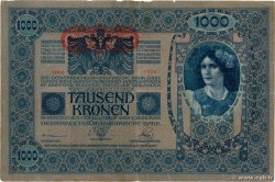 1000 Kronen AUSTRIA  1919 P.057a F - VF