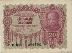 20 Kronen AUSTRIA  1922 P.076 MBC