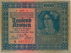 1000 Kronen AUSTRIA  1922 P.078 BB