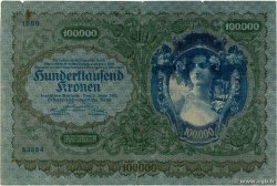 100000 Kronen AUSTRIA  1922 P.081