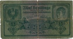 5 Schillinge AUSTRIA  1925 P.088 B