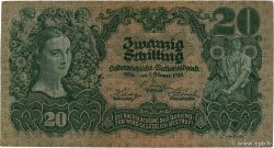 20 Schilling AUSTRIA  1928 P.095 RC+