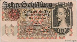 10 Schilling ÖSTERREICH  1946 P.122 SS