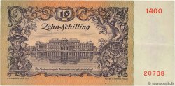 10 Schilling AUSTRIA  1950 P.127 q.SPL