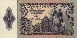 10 Schilling AUSTRIA  1950 P.128 q.SPL