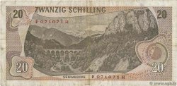 20 Schilling AUSTRIA  1967 P.142a MB