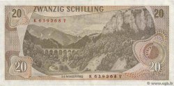 20 Schilling AUSTRIA  1967 P.142a BB