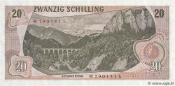 20 Schilling ÖSTERREICH  1967 P.142a fST