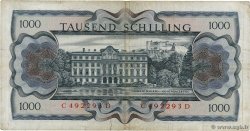 1000 Schilling AUSTRIA  1966 P.147a MB