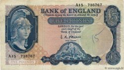 5 Pounds ENGLAND  1967 P.371a S