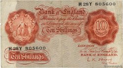 10 Shillings ENGLAND  1955 P.368c G