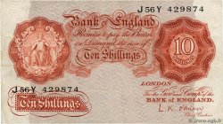 10 Shillings INGHILTERRA  1955 P.368c MB