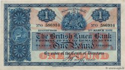 1 Pound SCOTLAND  1927 P.156