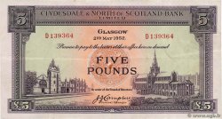 5 Pounds SCOTLAND  1952 P.192a VF