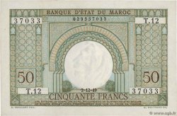 50 Francs MAROC  1949 P.44