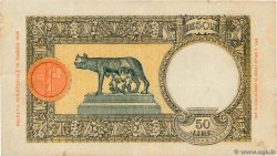 50 Lire ITALIA  1938 P.054b BC