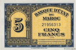 5 Francs MAROKKO  1944 P.24