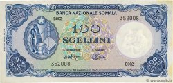 100 Scellini = 100 Shillings  SOMALIE  1971 P.16a SUP+