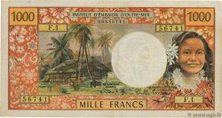 1000 Francs NEW CALEDONIA  1969 P.61 VF-