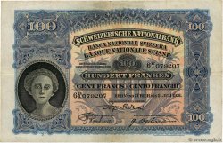 100 Francs SWITZERLAND  1931 P.35g F